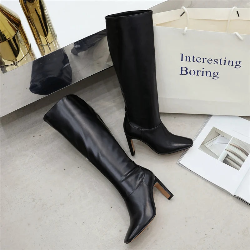 Elegant Fashionable Chic Stylish Comfortable Casual Knee High Boots