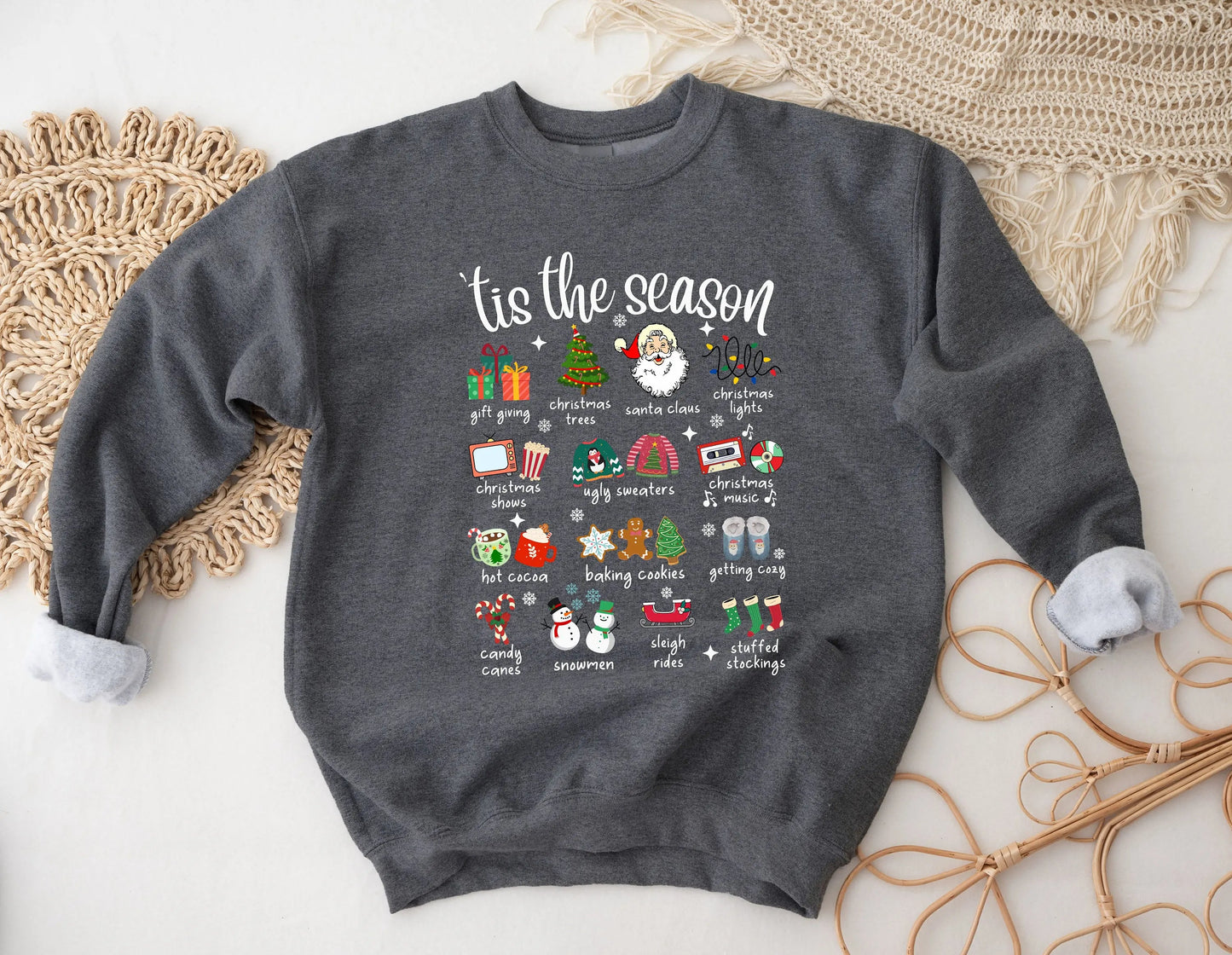 Retro Cute Christmas Hoodie for Fashion Girls