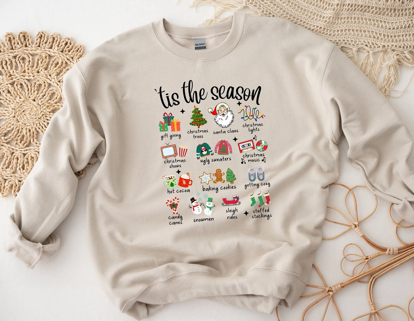 Retro Cute Christmas Hoodie for Fashion Girls