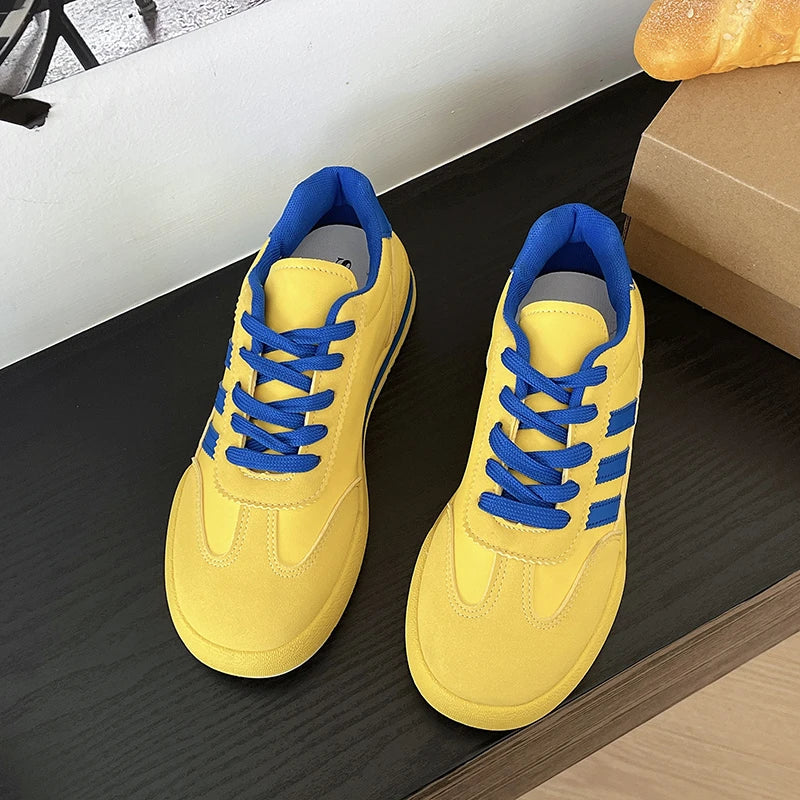 2024 Comfort increase niche retro German training shoes female summer breathable flat shoes sports Forrest Gump shoes