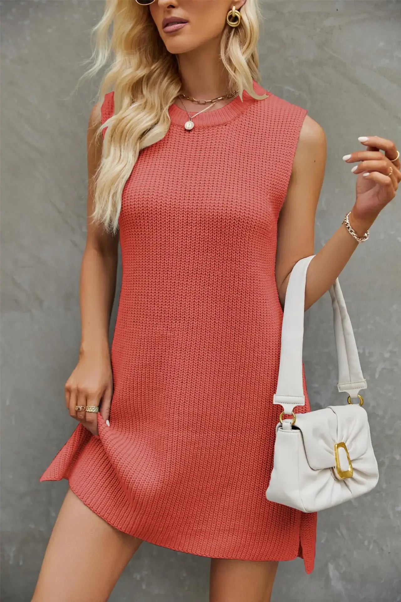 Solid Sleeveless Sexy Fashion Elegant Spring Midi Dresses