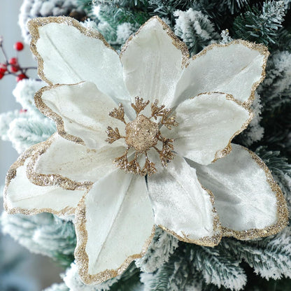 White Christmas Flowers - Large