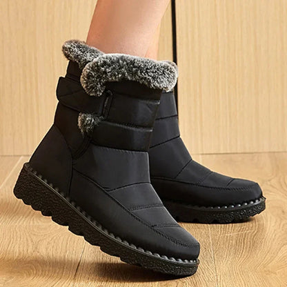 Snow Plush Platform Flat Keep Warm Casual Plus Size Snow Boot