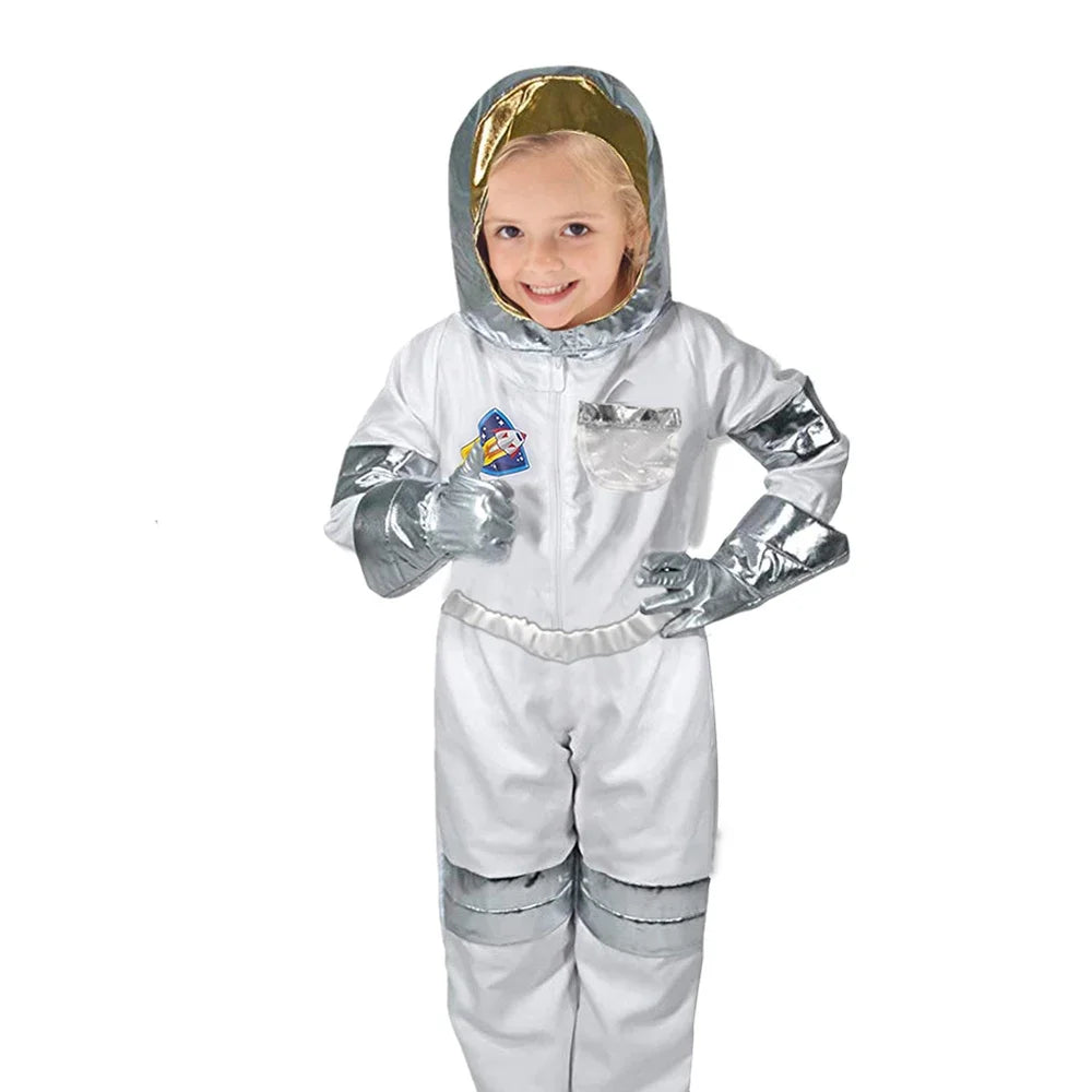 Astronaut Spaceman Space Suit Birthday Kid Costumes