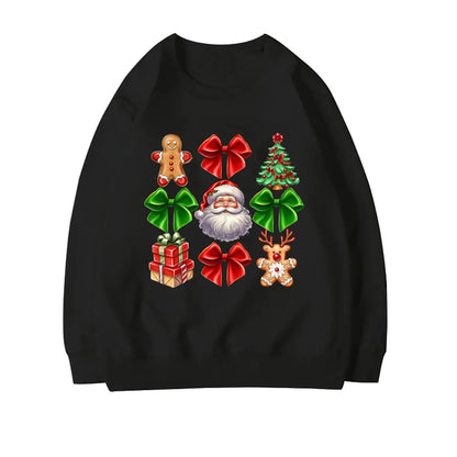 Coquette Christmas Santa Sweatshirt - Holiday Hoodie