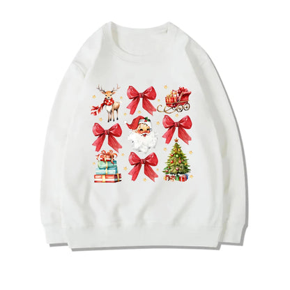 Coquette Christmas Santa Sweatshirt - Holiday Hoodie