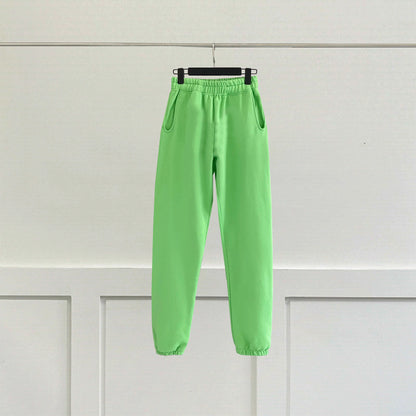 Fashionable Solid Color High Quality Cotton Jogging Sweatpants