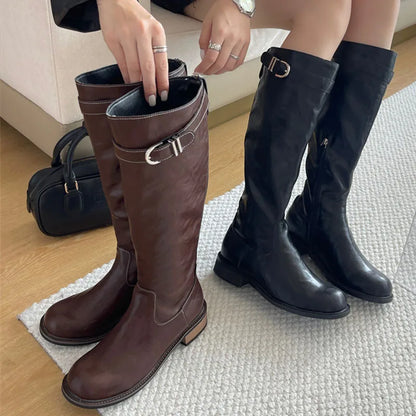 Stylish Fashionable Unique Pointed Toe Comfortable Knee High Boots