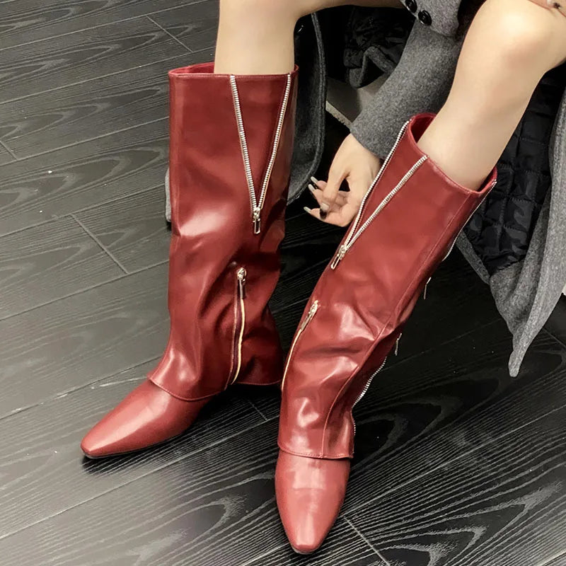 Winter Fashion Stylish Elegant Comfortable Unique Durable Knee High Boots