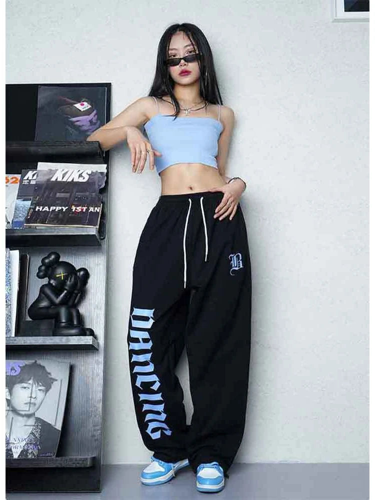 Hip Hop Black Oversize Jogger Track Harajuku Baggy Pant