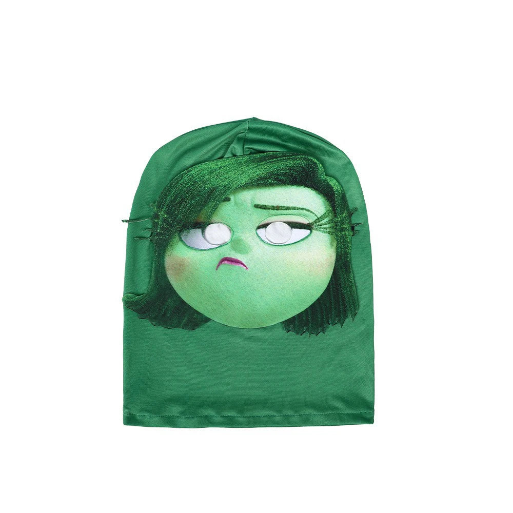 Inside Out 2 Cosplay Cartoon Joy Disgust Anger Sadness Halloween Party Kid Costume