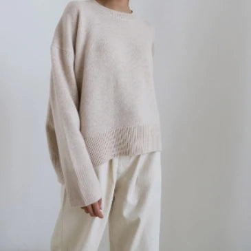 Oversized Loose Casual Autumn Winter Warm Thick Knit Sweater