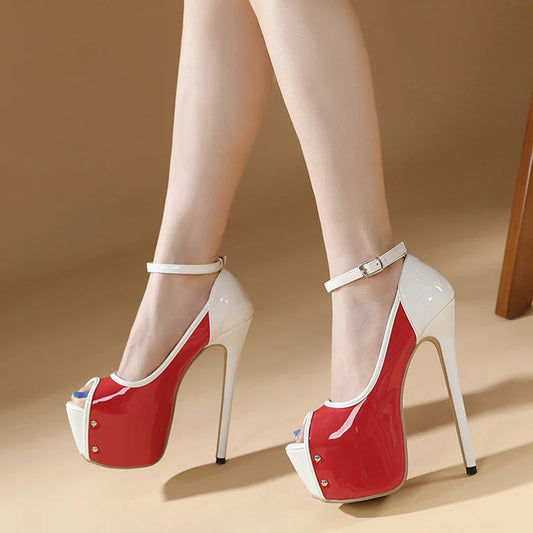 Glamorous  Peep Toe Party Club Ultra High Heel High Heel High Heel