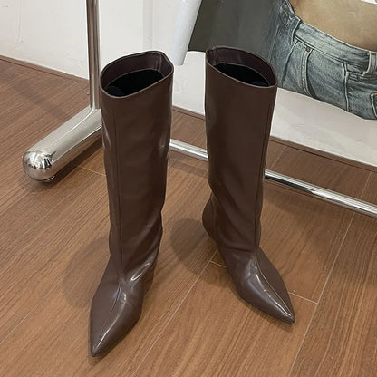 Elegant Fashionable Chic Stylish Comfortable Casual Knee High Boots