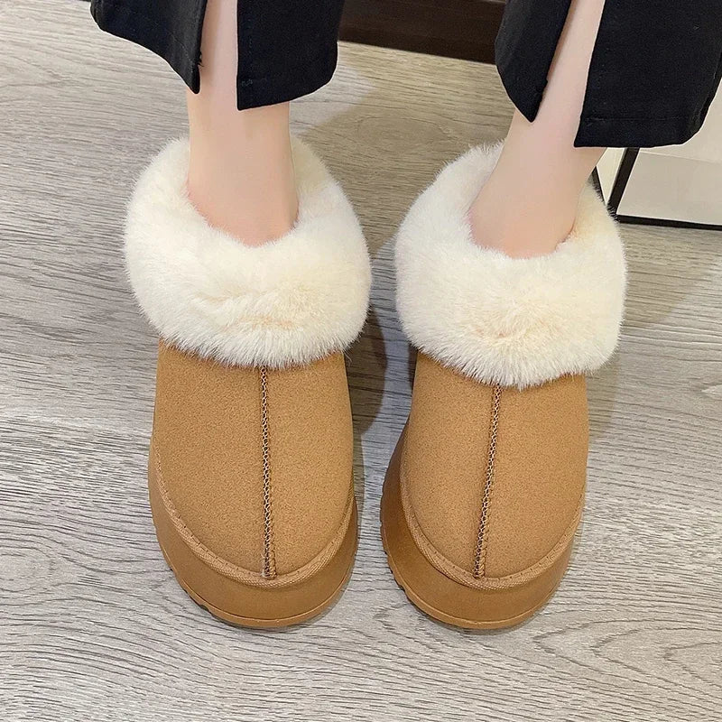 New Warm Casual Short Plush Fur Ankle Sporty Comfortable Snow Boot