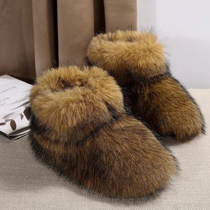 High Over-the-knee Fur Fashion Wool-like Plus Velvet Snow Boot