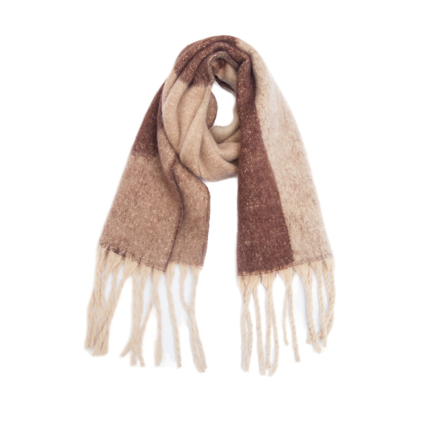 Thickened Cape Autumn Winter Loop-yarn Geometric Scarf