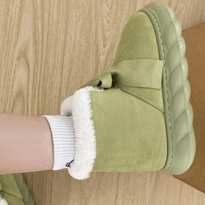 Thickened Plus-piled Long Plush Non-slip Warm Cotton Snow Boot