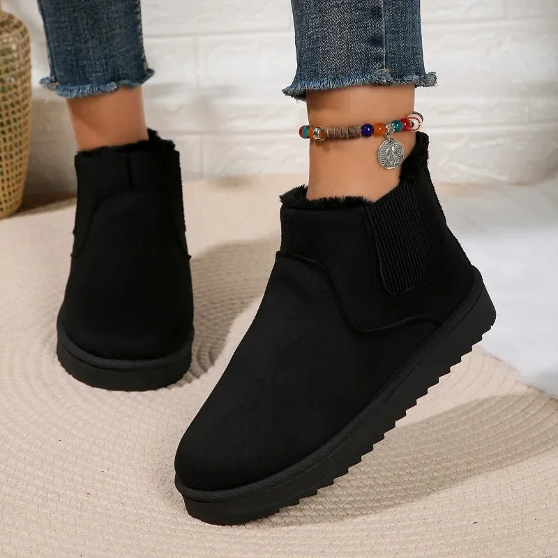 Comfortable Warm Plus Size New Fashion Platform Snow Boot