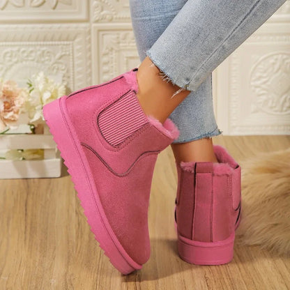 Shoes Female 2024 New Women's Snow Boots Comfortable and Warm Winter Boots Plus Size 36-44 Fashion Platform Boot Botas De Mujer