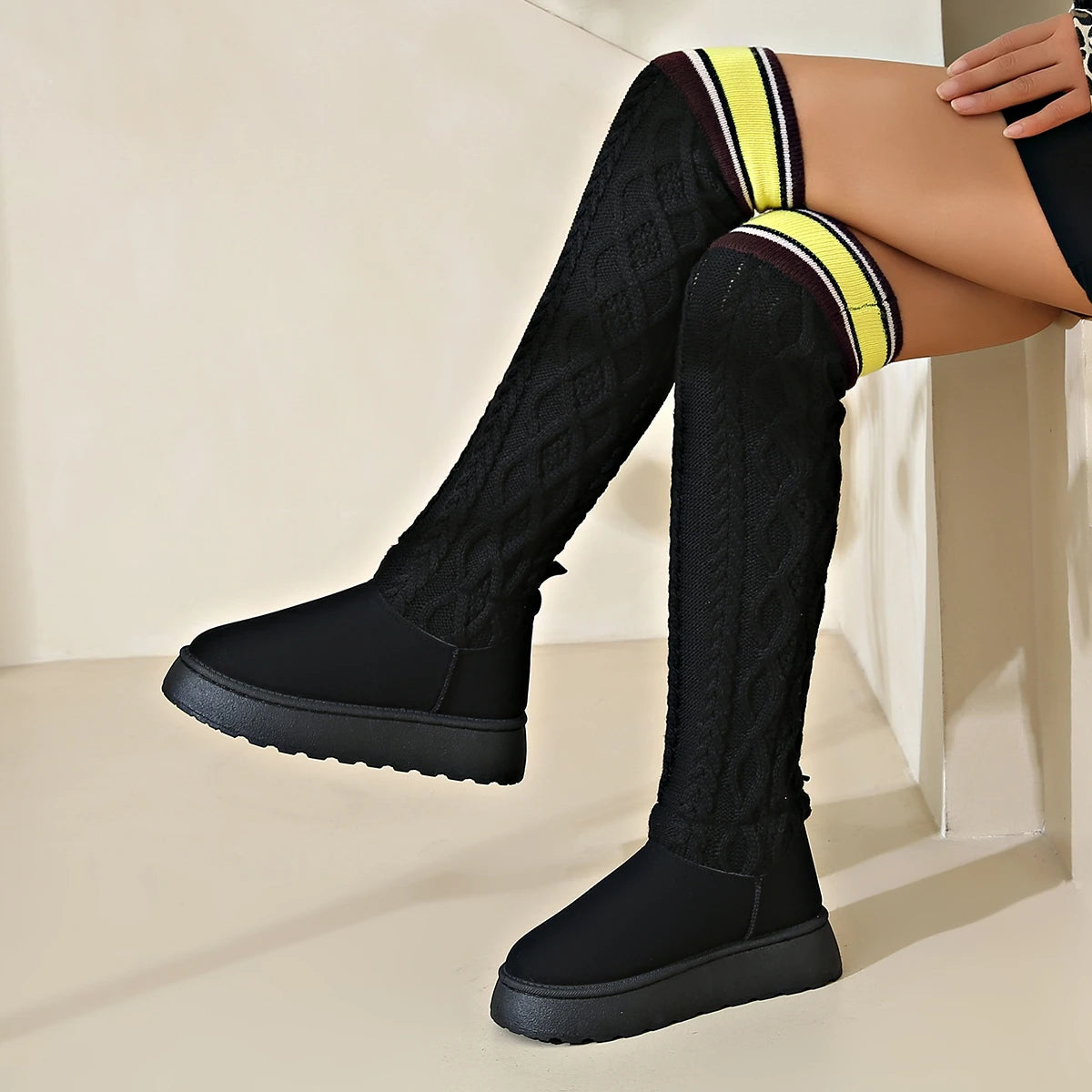 Warm Cozy Stylish Comfortable Chic Elegant Knee High Boots