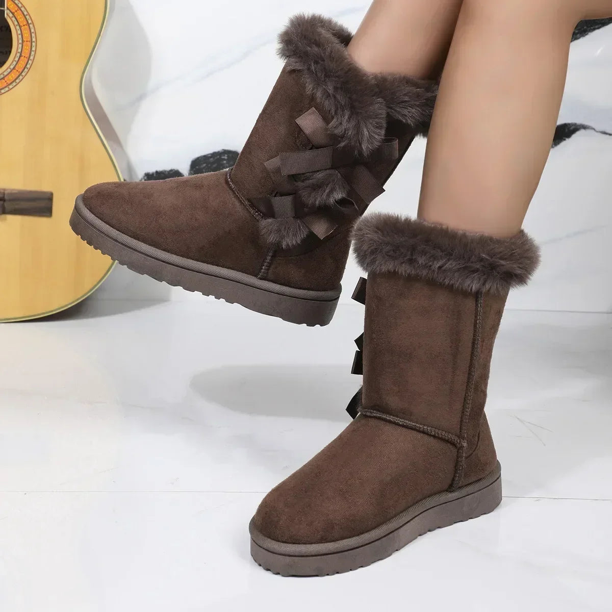 Low-top Warm Fur Non-slip Super Mini Short Casual Snow Boot