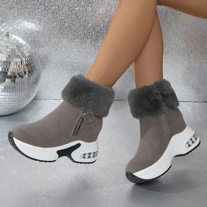 Warm Comfortable Platform Lightweight Casual Fashion Snow Boot