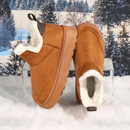 Low-top Warm Fur Super Mini Non-slip Short Outdoor Snow Boot