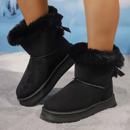 Platform Warm Plush Thicken Non-slip 2024 Winter Snow Boot