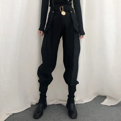 High Waist Vintage Harajuku Cargo Halloween Pants