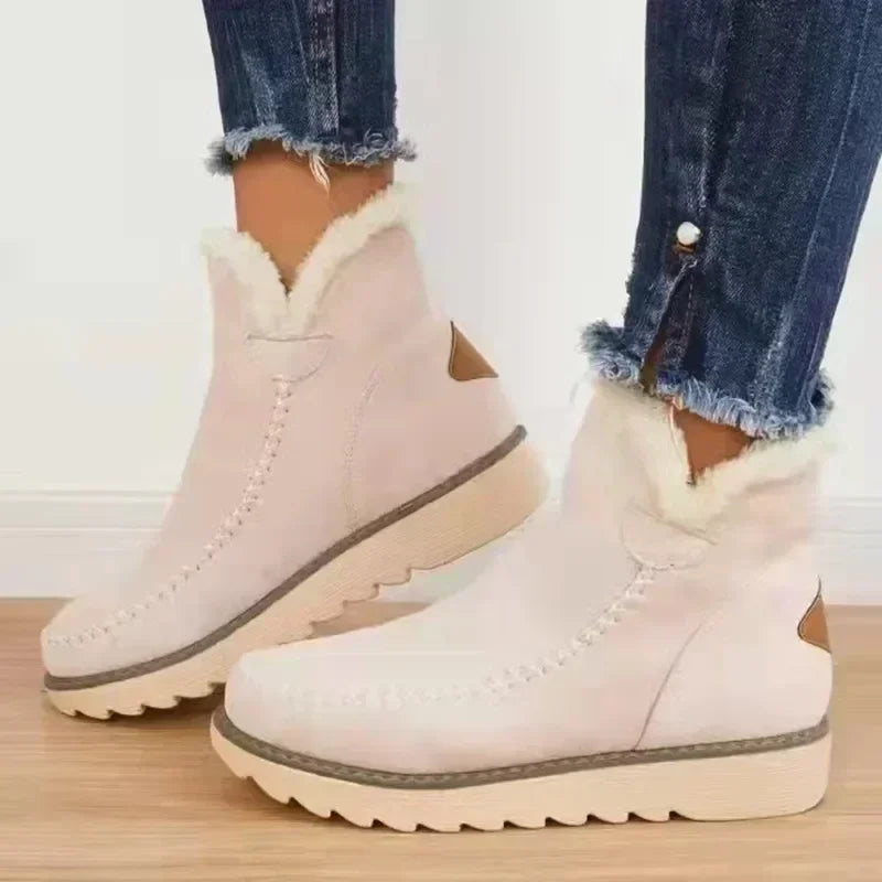 Women Snow Boots Winter Fashion Casual Warm Shoes for Women Slip on Lady Comfort Female Ankle Boot Footwear Botas De Mujer