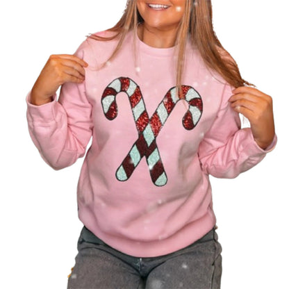 Snowflake Embroidered Christmas Hoodie