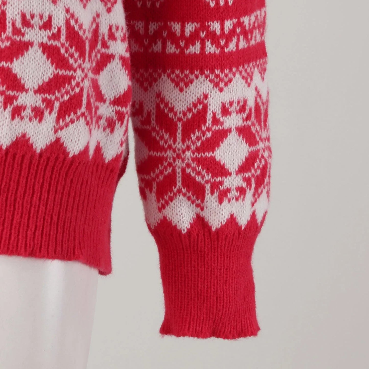 Soft O Neck Long Sleeve Thick Warm Christmas Sweater