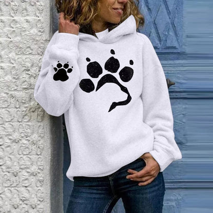 DressBetty - Dog Paw Print Hoodies